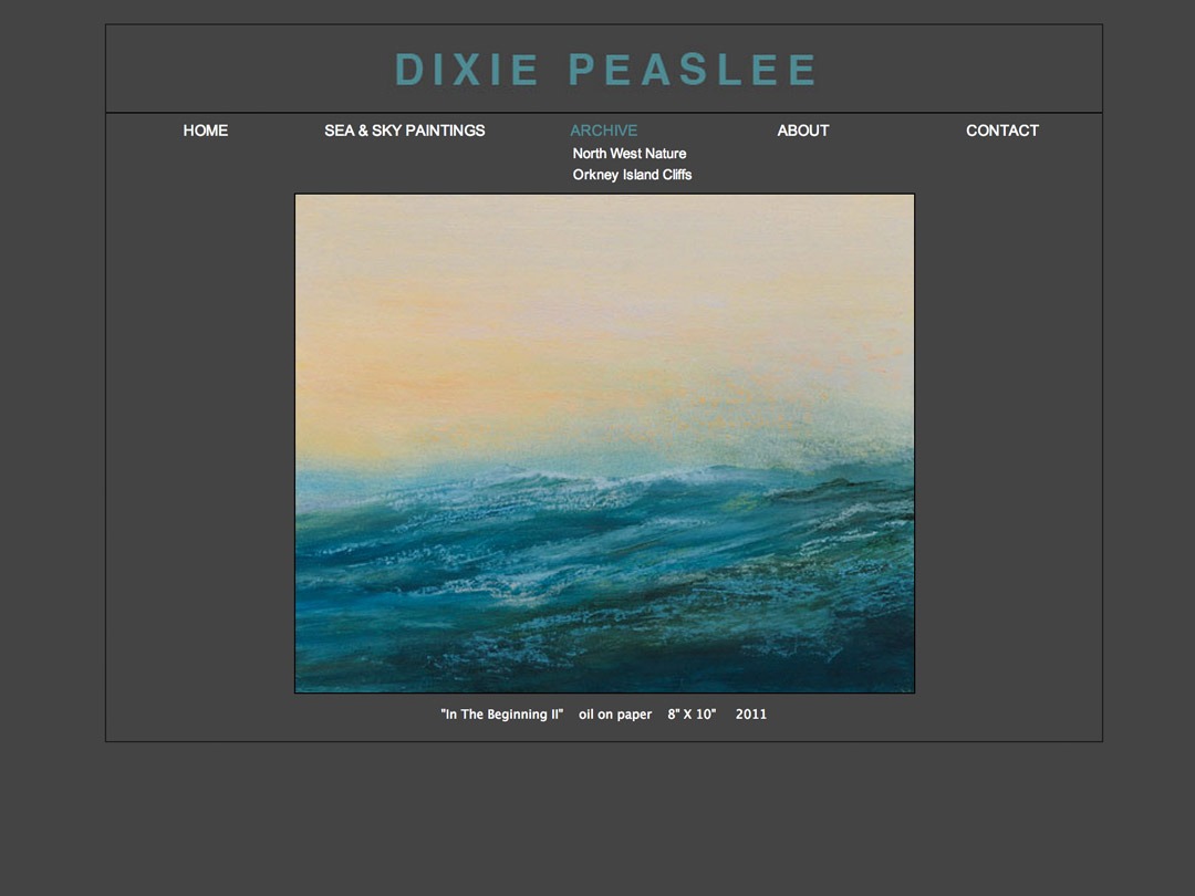 dixie peaslee painting website